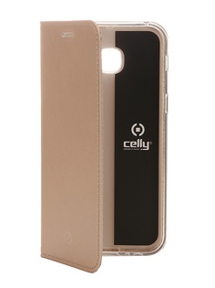 Аксессуар Чехол Celly для Samsung Galaxy A5 2017 Air Case Gold AIR645GDCP