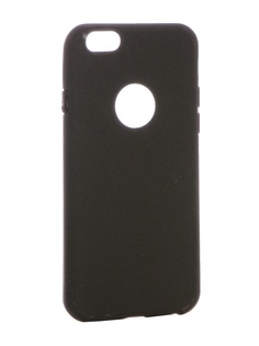Аксессуар Чехол Krutoff для APPLE iPhone 6 / 6S Silicone Black 11802