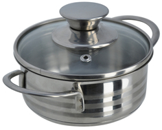 Кастрюля Regent Inox Bimbo Vitro 700ml 12x6cm 93-BIMv-02