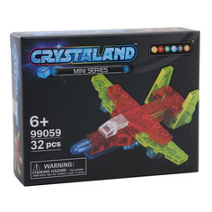 Конструктор Crystaland SHGS004 Мини Самолет 32 дет
