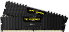 Модуль памяти Corsair Vengeance LPX Black DDR4 DIMM 2400MHz PC4-19200 CL14 - 16Gb KIT (2x8Gb) CMK16GX4M2D2400C14