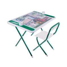 Набор детской мебели Дэми Angry Birds №y3-05 White-Green 2359339 Demi