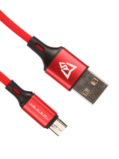 Аксессуар Monsterskin Raptor USB - microUSB 0.25m Red 11403