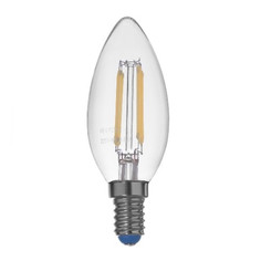 Лампочка Rev LED Filament Свеча E14 C37 5W 4000K DECO Premium холодный свет 32360 0