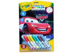 Раскраска по номерам Crayola Тачки 55521