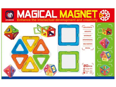Конструктор Shantou Gepai / Наша игрушка 3D Магнитный 20 деталей / 631103
