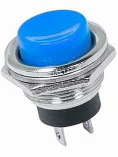 Выключатель Rexant 220V 2A (2c) Blue 06-0318-A