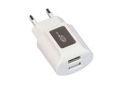 Зарядное устройство KS-is Toss KS-056W 2xUSB 2000mA White