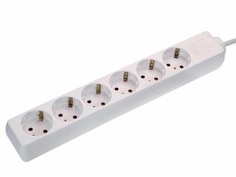 Удлинитель Schwabe 6 Sockets 3m White 11631AS