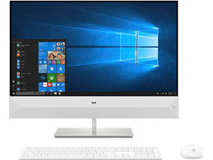 Моноблок HP Pavilion 27 I 27-xa0006ur AiO White 4XC43EA (Intel Core i3-8100T 3.1 GHz/8192Mb/1Tb/No ODD/Graphics 630/Wi-Fi/Bluetooth/Cam/27.0/1920х1080/Windows 10)