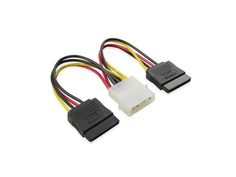 Аксессуар Кабель питания-разветвитель GCR MOLEX 4pin - 2 x SATA 15pin GC-ST205 Greenconnect