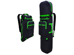 Рюкзак Skatebox Для электросамокатов Graphite-Green STU-ES-34-green