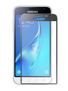 Аксессуар Защитное стекло Dekken для Samsung Galaxy J3 2016 Full Screen Full Glue 2.5D 9H 0.33mm Black Frame 20934