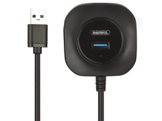 Хаб USB Remax Fonye 4xUSB 3.0 Black RU-U8