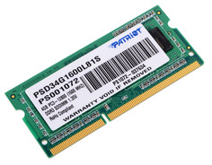 Модуль памяти Patriot Memory DDR3 SO-DIMM 1600Mhz PC3-12800 CL11 - 4Gb PSD34G1600L81S