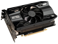 Видеокарта EVGA GeForce RTX 2060 XC BLACK GAMING 1680Mhz PCI-E 3.0 6144Mb 14000Mhz 192 bit DVI-D DP HDMI 06G-P4-2061-KR