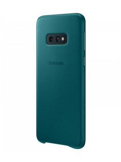 Аксессуар Чехол для Samsung Galaxy S10E Leather Cover Green EF-VG970LGEGRU