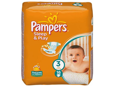 Подгузники Pampers Sleep & Play Midi 4-9кг 78шт 4015400203520