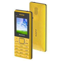 Сотовый телефон Maxvi C9 Yellow-Black