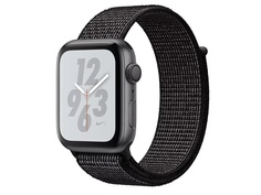 Умные часы APPLE Watch Nike+ Series 4 40mm Space Grey Aluminium Case with Black Nike Sport Loop MU7G2RU/A