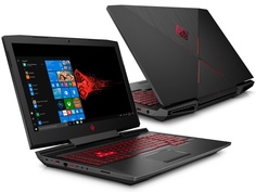 Ноутбук HP Omen 17-an104ur 4GR79EA Shadow Black (Intel Core i7-8750H 2.2 GHz/16384Mb/1000Gb + 256Gb SSD/nVidia GeForce GTX 1070 8192Mb/Wi-Fi/Cam/17.3/1920x1080/Windows 10 64-bit)