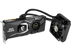 Видеокарта MSI GeForce RTX 2080 Ti 1755Mhz PCI-E 3.0 11264Mb 14000Mhz 352 bit USB-C HDMI 3xDP RTX 2080 Ti SEA HAWK X