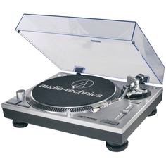 Проигрыватель виниловых дисков Audio-Technica AT-LP120 USB HS10 Silver
