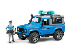 Полицейский внедорожник Bruder Land Rover Defender Station Wagon 02-597
