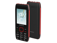 Сотовый телефон MAXVI C17 Black-Red