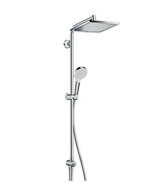 Душевая стойка Hansgrohe Crometta E 240 1jet Showerpipe Reno EcoSmart 27289000