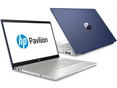 Ноутбук HP Pavilion 15-cs0034ur 4JU78EA Sapphire Blue (Intel Core i5-8250U 1.6 GHz/8192Mb/1000Gb/No ODD/nVidia GeForce MX150 2048Mb/Wi-Fi/Cam/15.6/1920x1080/Windows 10 64-bit)