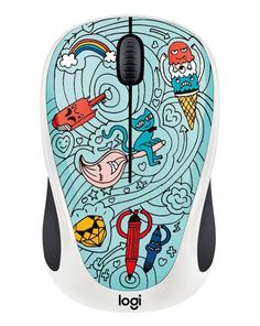 Мышь Logitech M238 Doodle Collection Bae-Bee Blue 910-005055