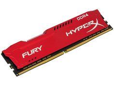 Модуль памяти Kingston HyperX Fury Red DDR4 DIMM 2933MHz PC4-23400 CL17 - 8Gb HX429C17FR2/8