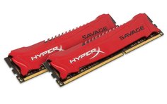Модуль памяти Kingston HyperX Savage DDR3 DIMM 1600MHz PC3-12800 CL9 - 8Gb KIT (2x4Gb) HX316C9SRK2/8