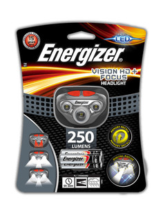 Фонарь Energizer Headlight Vision HD+ Focus E300280700