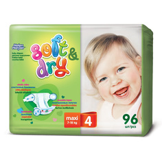 Подгузники Helen Harper Soft & Dry Maxi 7-18кг 96шт 2311652