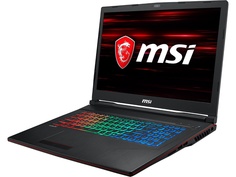 Ноутбук MSI GP73 Leopard 8RD-245XRU 9S7-17C622-245 Black (Intel Core i7-8750H 2.2 GHz/16384Mb/1000Gb + 128Gb SSD/No ODD/nVidia GeForce GTX 1050Ti 4096Mb/Wi-Fi/Bluetooth/Cam/17.3/1920x1080/DOS)