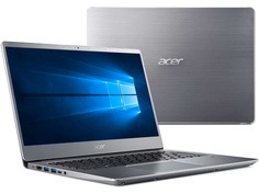 Ноутбук Acer Swift 3 SF314-54G-813E Silver NX.GY0ER.002 (Intel Core i7-8550U 1.8 GHz/8192Mb/512Gb SSD/nVidia GeForce MX150 2048Mb/Wi-Fi/Bluetooth/Cam/14.0/1920x1080/Windows 10)