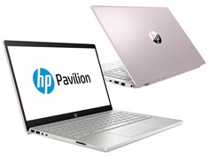 Ноутбук HP Pavilion 14-ce0021ur Tranquil Pink 4HB06EA (Intel Core i5-8250U 1.6 GHz/8192Mb/256Gb SSD/nVidia GeForce MX150 2048Mb/Wi-Fi/Bluetooth/Cam/14.0/1920x1080/Windows 10 Home 64-bit)
