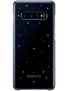 Аксессуар Чехол для Samsung Galaxy S10 Plus LED Cover Black EF-KG975CBEGRU