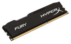 Модуль памяти HyperX Fury Black DDR3 DIMM 1333MHz PC3-10600 CL9 - 4Gb HX313C9FB/4 Kingston