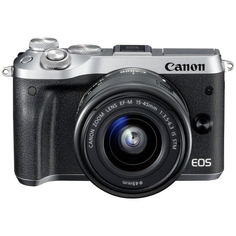 Фотоаппарат Canon EOS M6 Kit EF-M 15-45 IS STM Silver