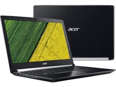 Ноутбук Acer Aspire A715-72G-758J NH.GXBER.009 (Intel Core i7-8750H 2.2 GHz/8192Mb/1000Gb + 128Gb SSD/nVidia GeForce GTX 1050 4096Mb/Wi-Fi/Bluetooth/Cam/15.6/1920x1080/Linux)