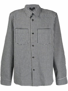 A.P.C. рубашка в клетку гингем