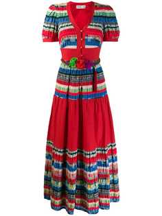 A.N.G.E.L.O. Vintage Cult платье 1970-х годов Bolivian с нашивками