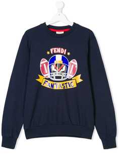 Fendi Kids подростковая толстовка Fendi Football