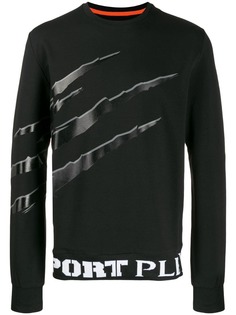Plein Sport толстовка с принтом Scratch