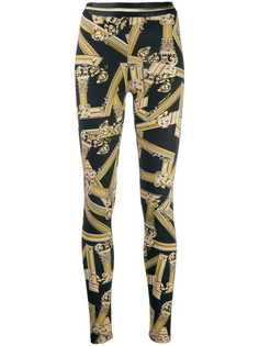 Versace Jeans легинсы с принтом