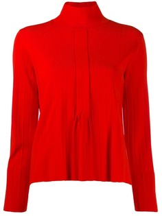 A.P.C. плиссированный топ в рубчик