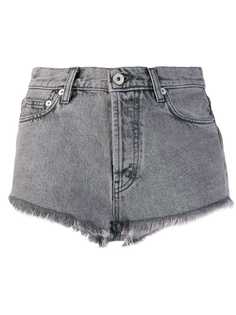 Heron Preston джинсовые шорты с эффектом выцветания